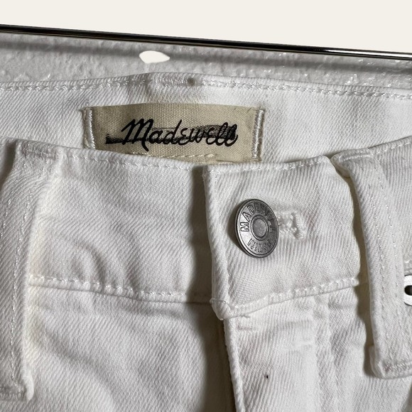 Madewell Women's High Rise Jeans - White - Picture 8 of 13